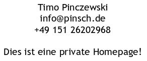 Meine Kontaktdaten